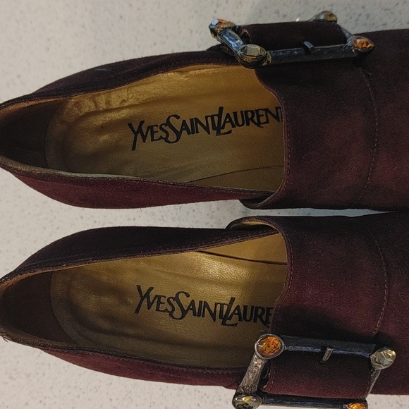 YSL Brown suede heels. Size 6.0 - Picture 2 of 10